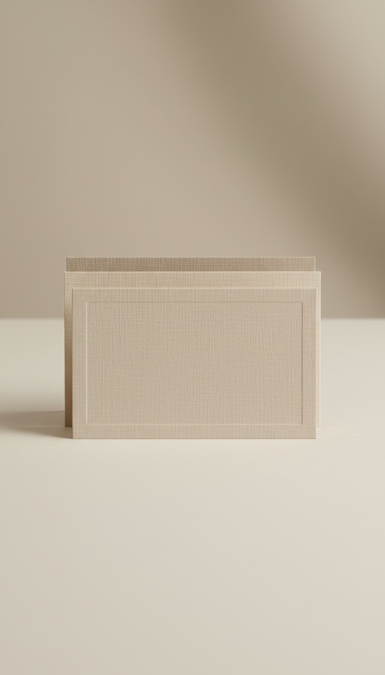 Textured Place Card Set with Embossed Detail